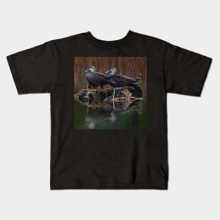 Two ducks on the river Kids T-Shirt